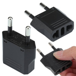 Adapter podróżny AC/AC USA/PL Przejściówka wt.PL /gn.USA