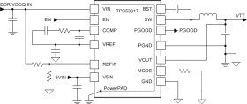 Low Input Voltage, 6A Synchronous Step-Down SWIFT™ Converter for DDR Memory Termination