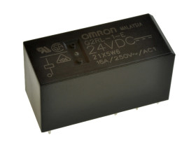 Przekaźnik; elektromagnetyczny miniaturowy; G2RL-1-E-24VDC; 24V; DC; 1 styk przełączny; 16A; 250V AC; 16A; 24V DC; do gniazda; d