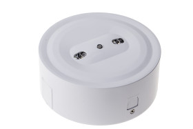 Oświetlenie awaryjne RS PRO 2 x 1,5 W czas działania 3h szerokość Średnica 140 mm Przegroda czołowa IP20