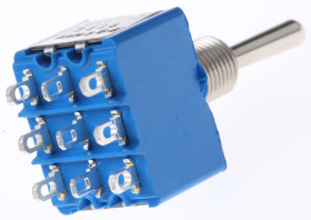 Przełącznik Wł.-wł. 3PDT APEM Montaż panelowy