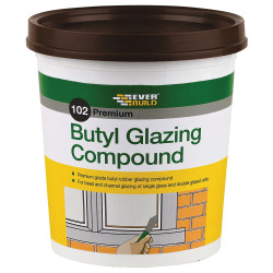 Everbuild BUTGC2 Butyl Glazing Compound Brown 102 2kg