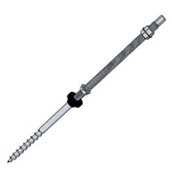 Śruba dwugwintowa 250mm K-17-250