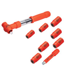 Zestaw nasadek rozmiar napędu 3/8 cala elementy: ITL Insulated Tools Ltd