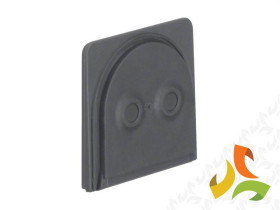 BERKER W.1 Wejście kablowe na 2 przewody membrana 2 wyjścia szary 18033515 HAGER