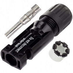 Wtyk MC4 złącze solarne Konektor na przewód 4-6mm2 1000V IP68 Staubli (Multi-Contact)