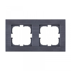 Ramka podwójna Exen seria Comfort magnetyczny szary C102/07E