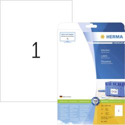 Herma 5065 Etykieta uniwersalna 210 x 297 mm Papier biały 25 szt. Trwały Drukarka atramentowa, Drukarka Laserowa, Drukar