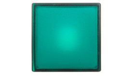 Główka Lampki Sygnalizacyjnej 30X30mm Kwadratowa 22Mm Zielona Zb5cv033