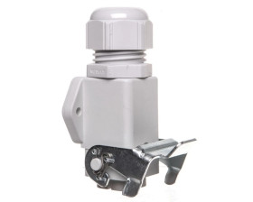 Zestaw kompletny 4+PE żeński /obudowa gniazda pulpitowa + wkład/ EPIC KIT H-A 4 BS AGS M20 75009621