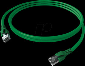 CP1KGBGBG0015 Cat.6a patch cable, S/FTP, FlexBoot, green, 1.5 m