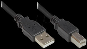 2510-3OFS USB 2.0 male A &gt; male B, black, 3m