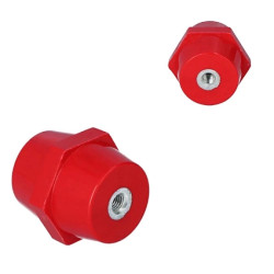 TRYTYT Izolator Wsporczy Sześciokątny M6 Czerwony Z Poliestru 600V H=30mm