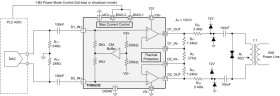 Differential broadband PLC and HPLC line driver with common-mode buffer