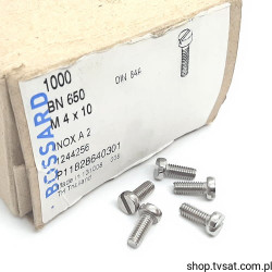 1244256 M4x10/BN650 DIN84A SCREW BOSSARD