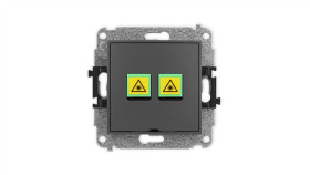 Icon Mechanizm Gniazda Światłowodowego/Optycznego Podwójnego, Bez Pola...