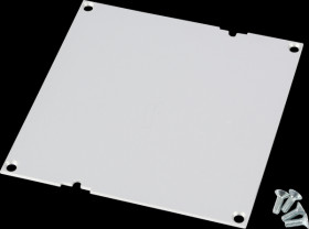 442-373-00 Rear panel for aluminium control panel housings, 144 x 144 mm