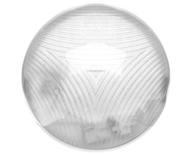 Plafoniera CAMEA 1x75W E27 230V z czujnikiem RCR IK10 IP44 Ikl. fi300mm kl. pryzmatyczny 202414