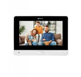 Monitor wideodomofonu 7cali kolorowy @SMART biały, ekran dotykowy