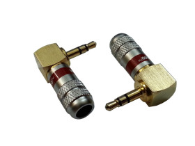 Wtyk jack 3,5mm stereo J500 chrome kątowy Vitalco