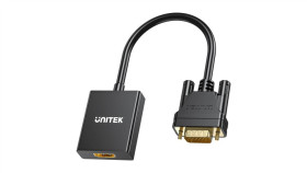 Unitek Adapter Vga Na Hdmi Fullhd Czarny 15Cm