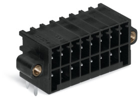 Złącze 10-pinowe 713 raster: 3.5 mm Kątowy 2-rzędowe WAGO Otwór przelotowy80 V W osłonie