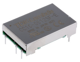 Konwerter DC/DC CC-E, Uwe 9V dc, Uwe 4.5V, Uwy 3.3V, TDK-Lambda 10 W 85 °C 85 °C Otwór przelotowy