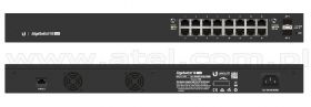 Ubiquiti ES-16-150W, Switch zarządzalny PoE+, 16x 1G RJ-45, 2x 1G SFP, 19"