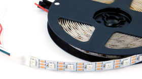 Taśma LED RGB WS2812B, 5V, biała, 60/m, IP30