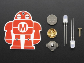 Adafruit Learn to solder PCB badge kit by MAKE Magazine - MakerSHED