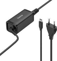 Zasilacz do laptopa Hama Hama 00200022, Laptop, Drinnen/Draußen, 100 - 240 V, 45 W, 3.3 - 21 V, USB-to-DC 45 W 3 A