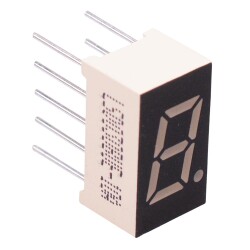 Red 0.30" Seven Segment Display Common Anode LED 80mcd