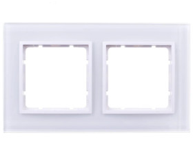 Berker.B.7 GLAS Ramka 2- krotna szklana śnieżnobiała 10126909