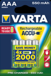56743101404 VARTA Ready-2-Use, 4x Micro, 550 mAh