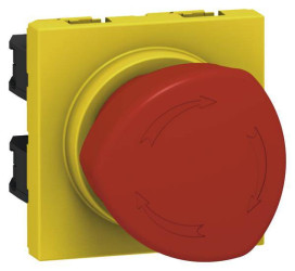 Przycisk zatrzymania awaryjnego Legrand Legrand 076602, 250 V, 1 NC, 1 NO, 1 szt.