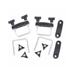 Obejmy cybanty do boxów 60mm dachowych U-BOLT zestaw 4szt mocowanie