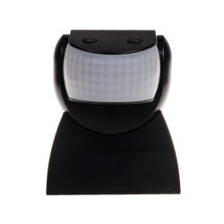 Czujnik ruchu PIR czarny hermetyczny IP65 DR-04B