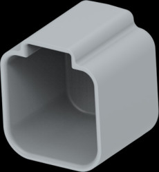 Dust cap, gray, for socket housing, DT6P-DC