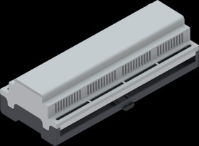 449-380-55 Empty housing DB12, 211.8 x 90 x 58 mm, for terminals, closed