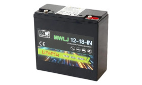 Akumulator LiFePO4 12,8V 18Ah MWLJ 12-18-IN