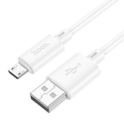 Przyłącze micro USB - 1m białe