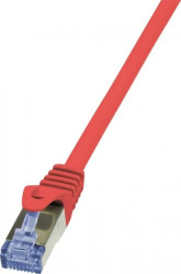 LogiLink Patchcord S/FTP czerwony kat.6A LSZH 2,0m.