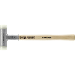 Halder 3366.030 SUPERCRAFT Soft-face Hammer, Ergonomic Handle, Kickback-free