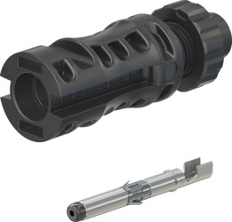 MC4-Evo 2 surface mount plug, 4.0-6.0 mm², 1.5 kV, 42 A, 32.0347P0001