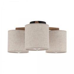 Lampa sufitowa DEVA kolor Czarny / jasne drewno 6865 TK Lighting