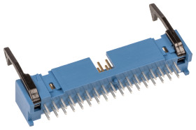 Listwa stykowa PCB 34-pinowe AMP-LATCH raster: 2.54 mm Prosty 2-rzędowe TE Connectivity Otwór przelotowy250 V W osłonie