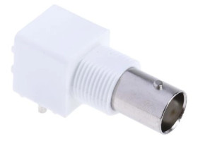 Złącze BNC, 50, 0 to 1GHz, Żeński, Przepust, Montaż na płytce drukowanej