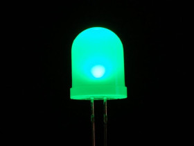 Adafruit Diffused Green 10mm LED (25 pack)