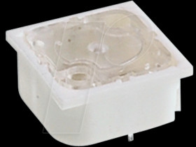 3.14.001.001/0000 Short-travel keyswitch, RF 19, 35 V AC/DC, gold, transparent