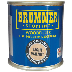 Brummer BM30410 Wood Filler Light Walnut 250g